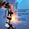 Samnuerly Support Lower Limbs Orthosis, Adjustable Post Knee Support Ankle Foot Orthosis Immobilizer Protector, for Leg Fracture,Lower Limb Paralysis (M L) (Right Leg L) view 2