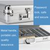 NICHOY Optical Trial Lens Set Kit,Insert Optometry Box,Trial Lens Set BOX,Optometry Lens Case,High Light Transmittance,Long Service Life,26Mm Lens Clear Aperture(Color:sliver,Size:266pcs) view 4