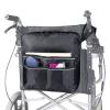 CUSMA Wheelchair Backpack with Pockets, Large Tote to Hang On Back Transport Storage Backpack for Wheelchair, Walker, Rollator view 2