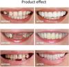 EMERZE Dentures Cosmetic Veneer Natural Tone Instant Veneers Dental Silicone Tooth Whitening Temporary Prosthesis Teeth Top Bottom False Teeth Men And Women Dental Prostheses,7 pairs view 3