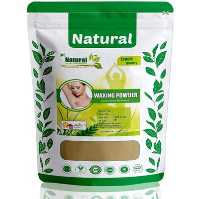 AOZA Natural Health and Herbal Products Multani Mitti Flavour Waxing Powder Instant Hair Remover for All Types of Hair & Skin, Hands, Legs, Underarms, Bikini (Private Part) Area (Unisex Adult,100 g)
