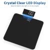 Vitafit Scales for Body Weight, High Accuracy 0.1lb by Our Professional Factory Since 2001, Digital Weighing Scales LED and Step On, 3*AAA Batteries Included, 28st/400lb/182kg, Spray Silver Black view 4