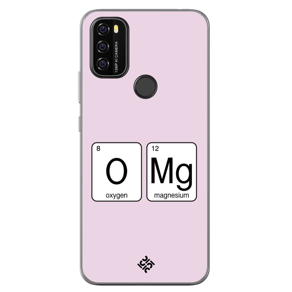 Movilshop Case for [ Blackview A70 ] Cool Phrases [ Oxygen + Magnesium  GMO] Transparent Flexible Silicone Case Cover Gel for Smartphone.