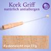 AURON Tensor Single-Handed Cork Handle with Wooden Ball, Feather-Light with Only 17 g, 43 cm Length, Includes Transport Roll and Instructions, Handmade in Germany view 3