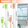 4 in 1 Feather Duster Kit,13" to 30" Extendable Pole and Washable Duster Head, Microfiber Duster for Office, Car, Window, Furniture view 2