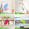 4 in 1 Feather Duster Kit,13" to 30" Extendable Pole and Washable Duster Head, Microfiber Duster for Office, Car, Window, Furniture view 4