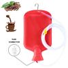 TopQuaFocus Enema Kit for Men and Women - 2L Capacity Douche and Enema Bulb for Colon Detox Cleanse, with Coffee Enemas for Effective Colon Cleanse Red view 2
