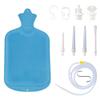 TopQuaFocus Enema Kit for Men and Women - 2L Capacity Douche and Enema Bulb for Colon Detox Cleanse, with Coffee Enemas for Effective Colon Cleanse Blue view 1