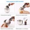 Pure Badger Shaving Brush, Men's Shaving Brush with Wooden Handle for Use with Shaver, Generates Thick Foam for Personal and Professional Shaving Gifts, Travel Home(3 Colors) view 3
