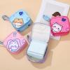 STARRY G 3PCS Sanitary Bags, Portable Period Sanitary Pad Pouch, Sanitary Napkin Storage Bag, Cartoon Tampon Holder Case for Teen Girls Women, Handbag Small Pouches for Sundries, Lipstick - Rosy view 4