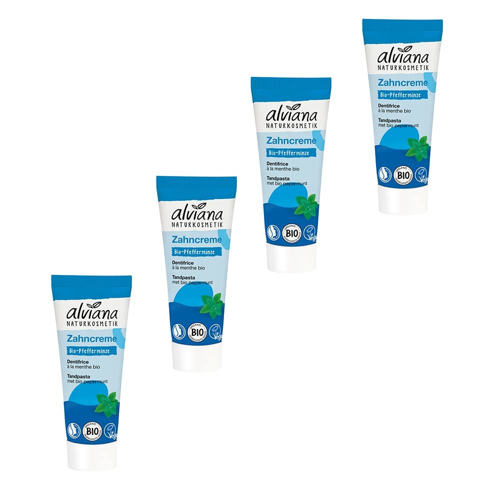 Alviana Toothpaste Organic Peppermint 75 ml