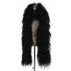 2Meter Black Ostrich Feathers Boa for Wedding Parties Drees Decoration 1ply 2ply 4ply 6ply 10ply Soft Fluffy Ostrich Plume Scarf-Green,4 ply view 2