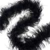2Meter Black Ostrich Feathers Boa for Wedding Parties Drees Decoration 1ply 2ply 4ply 6ply 10ply Soft Fluffy Ostrich Plume Scarf-Green,4 ply view 4