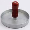 Rfeeuubft Round Aluminium Hamburger Stamper Hamburger Barbecue Block Mould Cooking Kitchen Outdoor Size Diameter 12 x 2 cm view 4