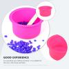VILLCASE Silicone Wax Warmer Liner, Silicone Wax Bowl for Wax Warmer, Non-Stick Wax Melt Warmer Wax Pot Replacement Wax Heater Inner Bowl Reusable Wax Melt Liner view 3