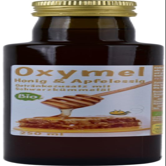 Bio Oxymel Black Cumin Oil 250 ml Concentrate Drink Additive with Honey and Apple Cider Vinegar Sour Honey