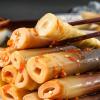 hand peeled Pickled pepper bamboo shoot,mountain pepper crispy tender bamboo shoot,500g/bag,kimchi vegetable,latiao,spicy strips,lemon hot and sour,Chinese snack gifts bag (Spicy flavor,2bag) view 3