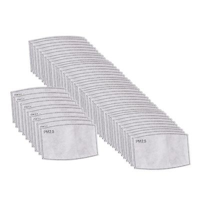 barenx 50Piece Disposable Mouth Cover Pad Filter - 50