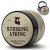 Striking Viking Beard Butter for Men - 113 g, Pack of 1, Vanilla - Softening, Nourishing Beard Conditioner & Facial Hair Softener - Versatile Grooming for All Hair Types Beard Care view 1