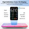 Healthkeep Body Fat Scale with Large VA Display, 15 Body Datas with Heart Rate, Smart Weight Scale Compatible with iOS & Android, Max 400lb/180kg, 28cm, Multicolored view 2