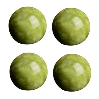 XIDIT 4PCS Jade Baoding Chinese Health Stress Exercise Balls for Relaxation Relief Hand Care Tool