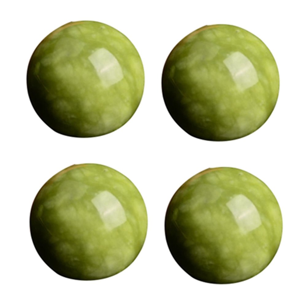 XIDIT 4PCS Jade Baoding Chinese Health Stress Exercise Balls for Relaxation Relief Hand Care Tool