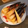 Instant Fresh Pickled pepper Crispy Bamboo shoots,hand peeled bamboo shoots,mountain pepper bamboo shoots,pickled vegetables,spicy chinese snack gift pack,spicy strips (Spicy flavor200g,1pack) view 4