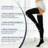 Thigh High Compression Stockings, Unisex Ted Hose Socks, 15-20 mmHg Moderate Level view 2