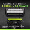 Gillette Labs Men's Razor Blades, 10 Shaving Blade Refills, Heated Razor Blades Men with Exfoliating Bar, Compatible with Labs Razors for Men view 3