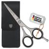 3 Swords Germany  Professional Beard Hair Scissors, Stainless Steel, Straight Blade, Sharp, with case view 1