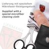 3 Swords Germany  Professional Beard Hair Scissors, Stainless Steel, Straight Blade, Sharp, with case view 3