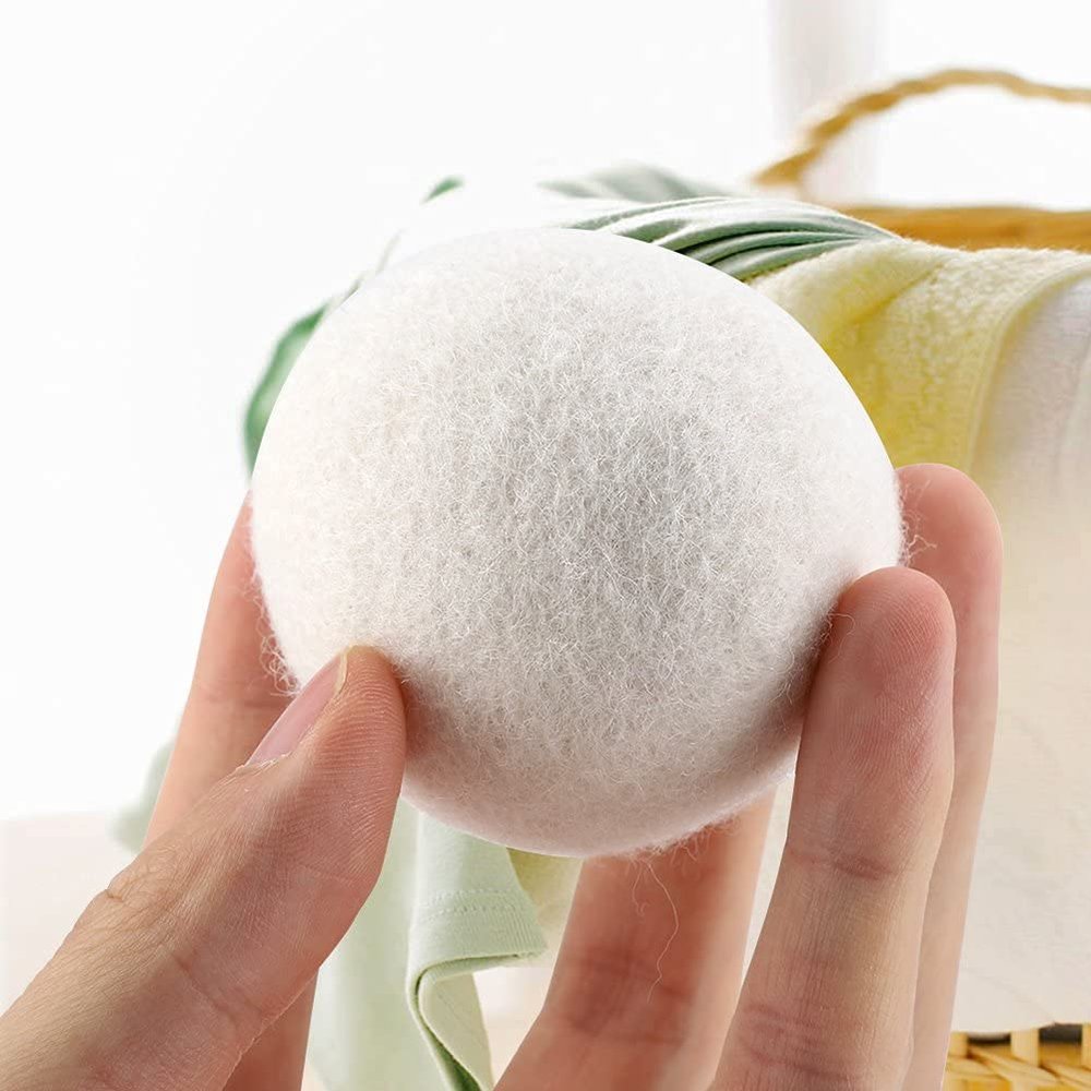 6 Pieces Dryer Balls Diameter 5 cm Natural Softener Reusable