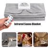 Sauna Blanket Detox Far Infrared, Low EMF Portable Sauna for Relax and Detox Your Body and Mind, Body Shaper Detox Therapy Anti Aging Beauty Machine, Silver view 4
