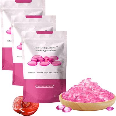 DUBUSH Pink Marine Fish Oil Softgels Anniecare Instant Itch Relief Detox Slimming Capsules Tightens & Deodorizes - Keeps You Fresh