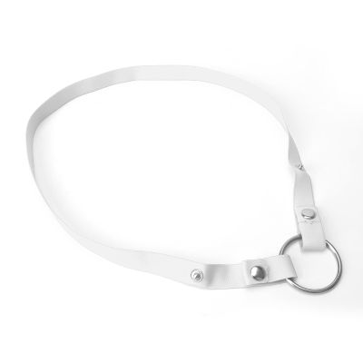 Men's Adjustable Chastity Cage Auxiliary Belt Elastic Anti-falling Fun CB Chastity Lock Belt-White Male Chastity Belts