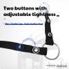 Men's Adjustable Chastity Cage Auxiliary Belt Elastic Anti-Falling Fun CB Chastity Lock Belt-Black Male Chastity Belts Black view 4