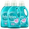 Perlana Renew Refresh Liquid Detergent for Blended and Synthetic Textiles for Washing Machine and Hand Wash Against Bad Odours, Long Lasting Freshness, 3 x 1.44 Litre Bottles view 1