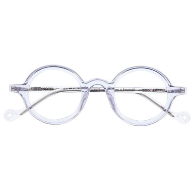 DIDINSKY READING GLASSES Blue Light Blocking Unisex Readers. Acetate Frames, Flexible Temples and Anti-reflective Lenses - Crystal +3.0 - DISAKURA