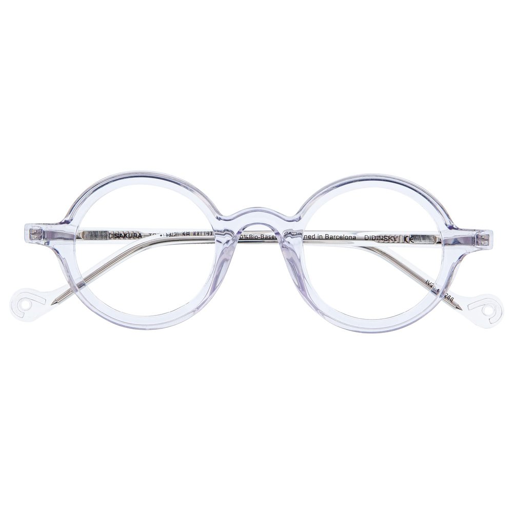 DIDINSKY READING GLASSES Blue Light Blocking Unisex Readers. Acetate Frames, Flexible Temples and Anti-reflective Lenses - Crystal +3.0 - DISAKURA