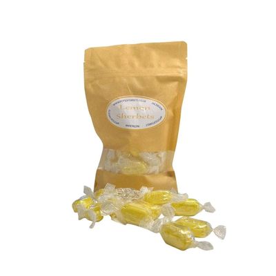 250g Pouch of Stockleys Wrapped Sherbet Lemon Sweets