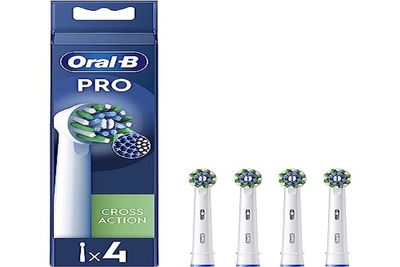 Oral-B Pro Cross Action Toothbrush Heads Pack of 4
