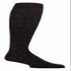 IOMI - Mens 18 mmHg Graduated Compression Travel Flight Socks for DVT (12-14 UK, Black (Squares)) view 1