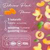 Known Tasty Turmeric & Ginger Gummies by Known Nutrition - 990mg Turmeric & 500mg Ginger - Natural Peach Flavour - 60 Vegan Gummies, 3 Months Supply view 3