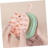 minkissy Handheld Shampoo Brush for Boy Girl Ergonomic Scalp Comb for Dandruff Removal Deep Hair Cleaning Soft Bristles for Gentle Massage view 3