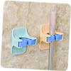 Alipis Broom Mop Gripper Wall Mount Clip Self Adhesive Mop Broom Holder for Home Office view 1