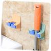 Alipis Broom Mop Gripper Wall Mount Clip Self Adhesive Mop Broom Holder for Home Office view 2