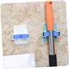 Alipis Broom Mop Gripper Wall Mount Clip Self Adhesive Mop Broom Holder for Home Office view 3
