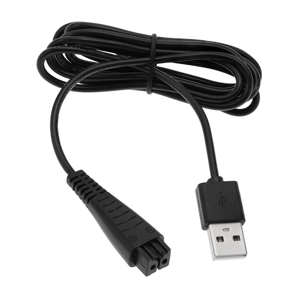 EMSea 1Pcs Portable USB Shaver Epilator Charging Cable Replacement Compatible with Panasonic Epilator ES-LA63 ES-LA93 RE7-51 RE7-59 RE740 RE768 REGC20 5.4V 1.25A
