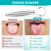 EZ COZY 2 Pack Metal Tongue Scraper for Adults, Stainless Steel Tongue Cleaner with Travel Case, Reusable Tongue Scraper for Oral Care view 3