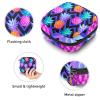 Sanitary Napkin Storage Bag, Period Kit Bag for School, Menstrual Cup Pouch, Sanitary Napkin Pads Organiser Bag, Colorful Pineapple Fruit Wave view 2